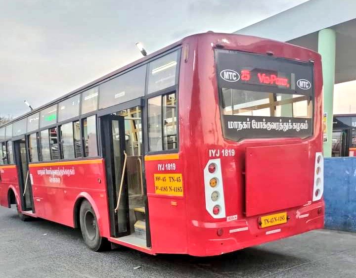 Automatic Doors in Tamil Nadu Buses