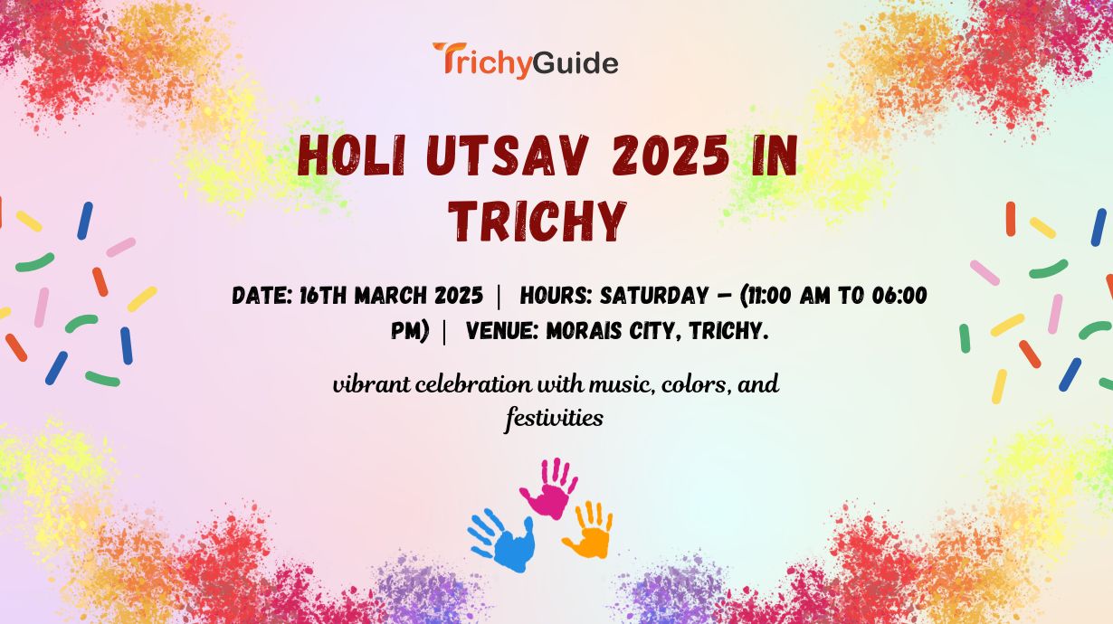 Holi Utsav 2025 in Trichy